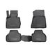 OMAC 1210444 Jeu de tapis de sol ETP (élastomère thermoplastique), noir