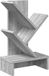 vidaXL Boomvormige boekenplank met 3 planken 30 x 18 x 48 cm Grijs Sonoma
