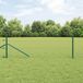 Syfax Zeshoekig gaashek met palen 10 x 0,5 m PVC-Coated Staal Groen