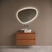 Boss & Wessing BWS Riga Badmeubelset Met Topblad 80 cm Walnoot - Calacatta Viola Waskom