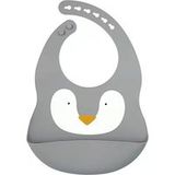 Dutsi Siliconen Baby Slabbetje Jungle Serie Pinguin