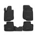 OMAC 5706444 Ensemble de tapis de sol ETP (élastomère thermoplastique), noir