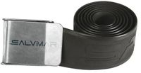 Salvimar Roestvrij Staal Elastische Weight Pro-gesp Riem Zwart