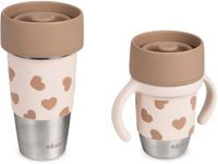 Béaba Mini & Me RVS Bekerset - Roze