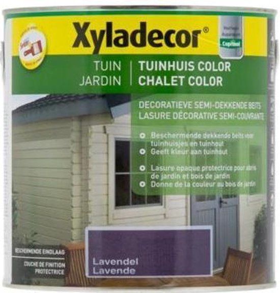 Xyladecor Tuinhuis Color Houtbeits - Lavendel Mat - 2.5 L