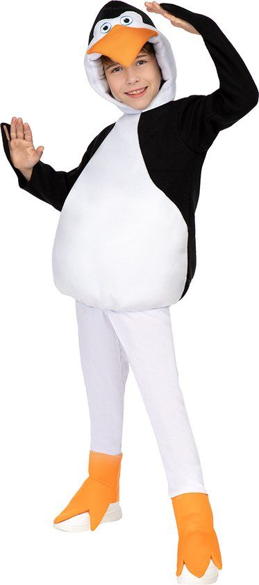 FUNIDELIA Pinguïn van Madagascar Kostuum Kinderen - Maat 104 cm