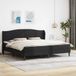 vidaXL Bedframe met hoofdeinde Zwart 200 x 200 cm Kunstleer