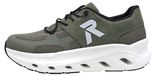 Rieker Chaussures homme Mocassin sneaker sportif à lacets Vert Loisir