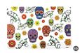 Excelsa Calavera Set van 6 Placemats, veelkleurig, 43 x 28,5 cm, 6 stuks