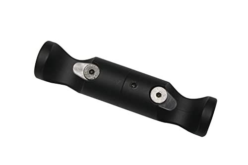 Gardinia plafondsteun-adapter voor gordijnroeden, 20 mm, mat-zwart