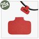 Quadrios 26CA788 Kabeletiket 40 x 20 mm Rood 25 stuks