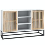 vidaXL Dressoir, wit, 105x30x65 cm, bewerkt hout