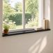 vidaXL - Raamprofielen - 2 stuks - Zwart - 140 x 15 x 2 cm - Massief beukenhout