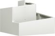 vidaXL Plantenbak Wit 60 x 60 x 50 cm Koudgewalst staal