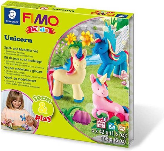 Fimo kids Form&Play "Eenhoorn"