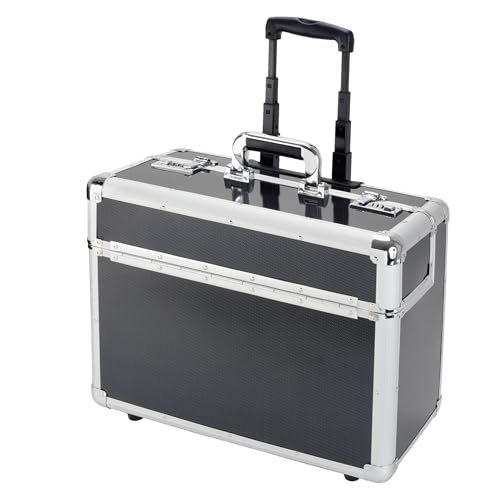 Alumaxx Pilotenkoffer C-2 48 cm 40 liter zilver (carbon)