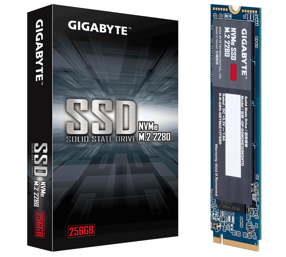 Gigabyte GP-GSM2NE3256GNTD - 256GB SSD - 1700MB/s Read - 1100MB/s Write