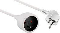 Electraline 10148023J verlenging wit 5 m