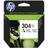 HP 304XL Multifunctionele inktcartridge, origineel, driekleurig (N9K07AE)