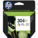 HP 304XL Multifunctionele inktcartridge, origineel, driekleurig (N9K07AE)