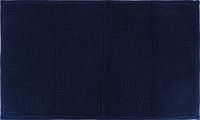 Tendance Badmat microfiber - bolletjes - blauw - 45x75 cm