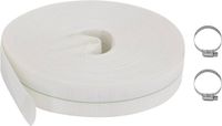 vidaXL - Platte slang - 1'' - 25 m - PE - Wit