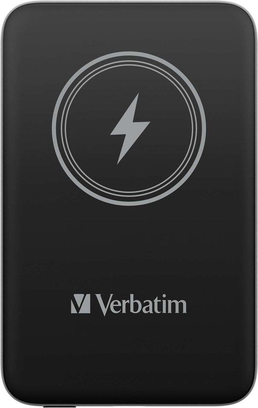 Verbatim Charge 'n' Go powerbank - Zwart - 10000 mAh - 20W - Draadloos opladen - Quick Charge 3.0