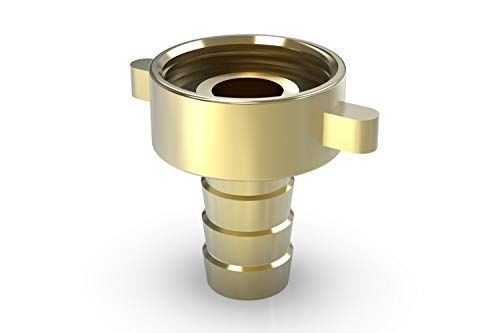 ABA Beul 55100.106.2 slangkoppeling met vleugelmoer, messing