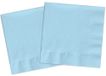 Papieren Ciao Papieren servetten FSC composteerbaar (33x33cm, dubbellaag), 20 stuks, pastelblauw