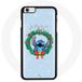 Maniacase Hoesje voor iPhone 8 Stitch sneeuw merry christmas blauw