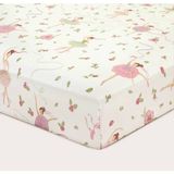 NOUS Kids katoenen hoeslaken ledikant (120x60 cm) Ecru Meerkleurig