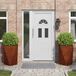 Maison Exclusive - Plantenbak, 2 stuks, roestkleurig, 50 x 50 x 75 cm, weerbestendig staal