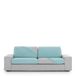 Eysa Bi-elastische bankovertrek voor zitting en rugleuning, maat S, kleur marineblauw, design Harlem