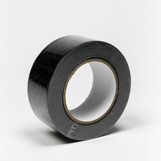 Profipack Ducktape zwart - 50mm x 50m - per rol