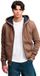 Superdry - Borg gevoerde hoodie met rits - Heren - Mocha bruin gemêleerd - Maat M