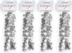 Inge-glas Inge's Christmas Decor Gmbh 4x Kerstslingers zilver 750cm