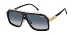 Carrera CA 1053/S/TI BLACK ON GOLD/BLUE SHADED 60/12/145 Zonnebrillen voor heren