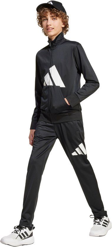 adidas Sportswear Essentials Climacool Trainingspak Kids - Zwart - Maat 128