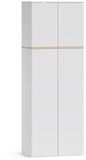 Vicco multifunctionele kast Viktor, Wit/Artisanaal eiken, 68 x 188.6 cm