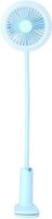 Drphone Huasa - Tafelventilator met LED lamp - Tafelklem - Blauw
