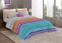 MB Home Italy "Fantasy" winterdekbed, Rainbow, 260x260 cm