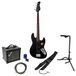 Sire Marcus Miller V3P 4-String Black Satin guitare basse électrique set de démarrage