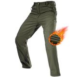 Free Soldier Winterskibroek voor heren, waterdicht, winddicht, softshell, gevoerd met fleece, voor wandelen.