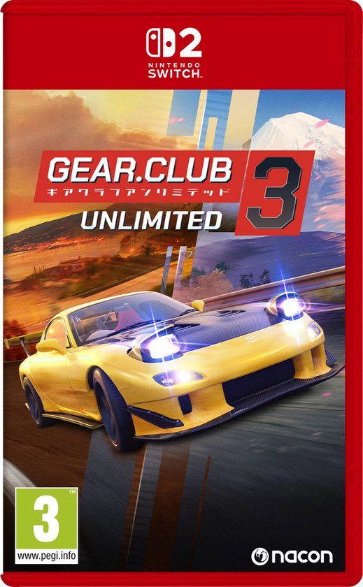 Nacon Gear.Club Unlimited 3 - Nintendo Switch 2 - Standard Edition - Nintendo Switch Gamecard