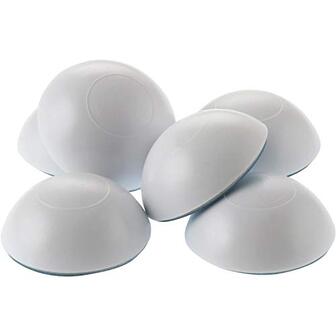 SECOTEC Deurbuffer rond | zelfklevend | 32 mm | beige | 6 stuks