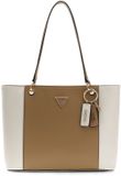 GUESS Noelle II Tote Schoudertas Cream White / Beige