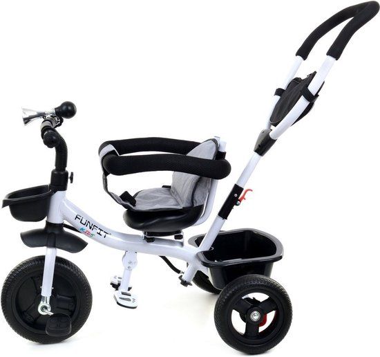 Viking Choice Driewieler - Grijs - Met Duwstang en Zonnekap