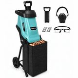 Ventra Elektrische Hakselaar - Wood Shredder - 2800W – Voor Takken Tot Ø45mm – 55L Opvangzak