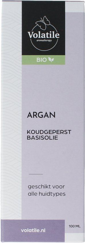Volatile Argan koudgeperst basisolie bio glazen fles 100 Milliliter