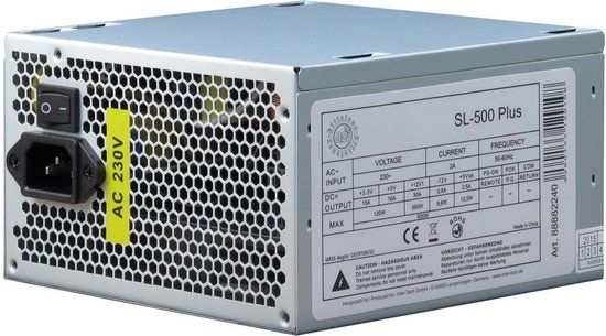 Inter-Tech SL-520 - 520W - Silver